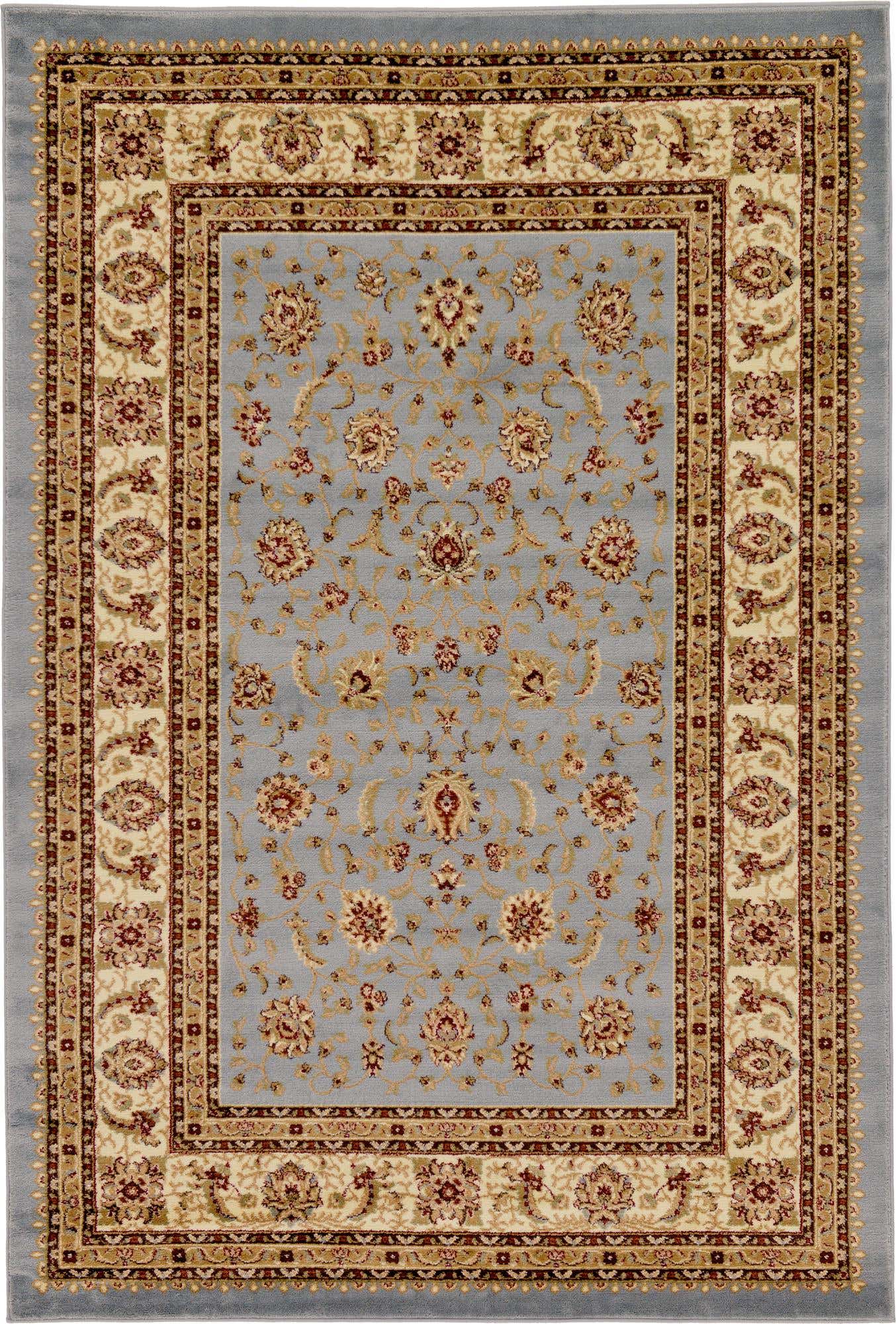 Light Blue 6' 1 x 9' Voyage Rectangle Area Rug