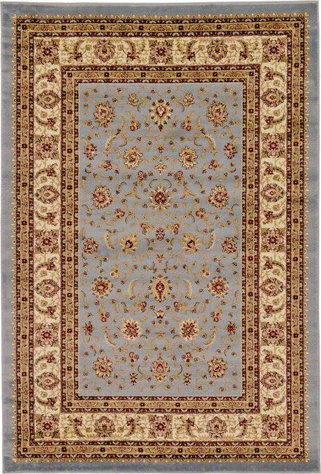 Light Blue 6' 1 x 9' Voyage Rectangle Area Rug