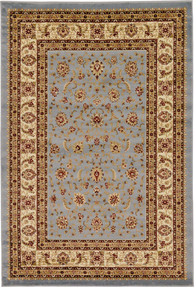 Light Blue 6' 1 x 9' Voyage Rectangle Area Rug