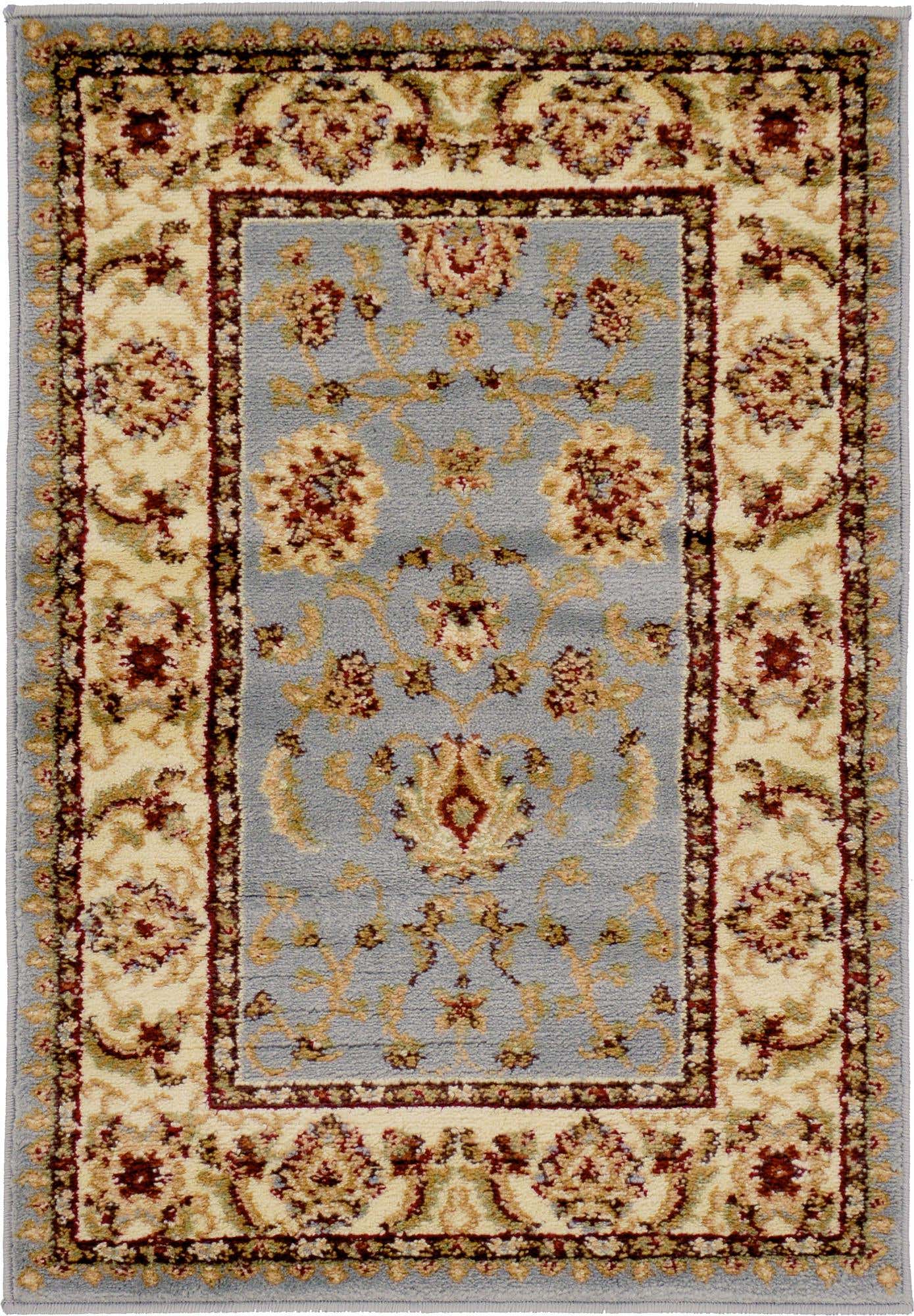 Light Blue 2' x 3' 1 Voyage Rectangle Area Rug