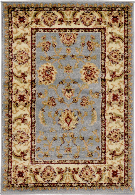 Light Blue 2' x 3' 1 Voyage Rectangle Area Rug