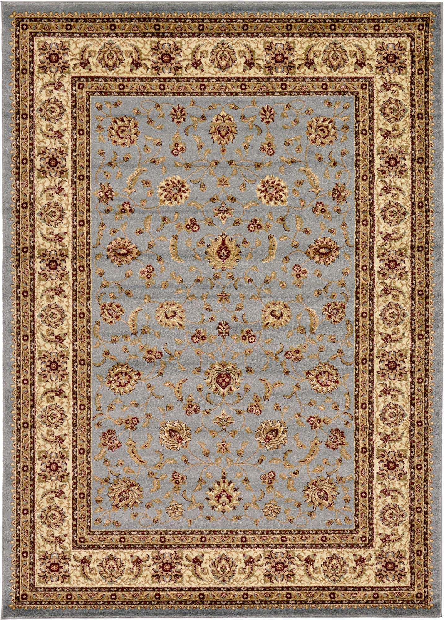 Light Blue 7' 10 x 11' Voyage Rectangle Area Rug