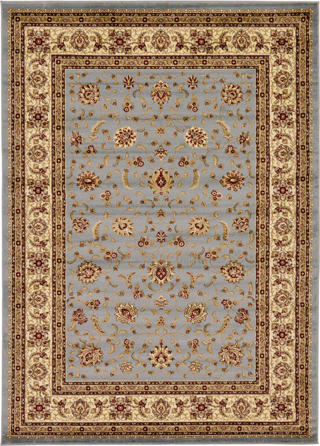 Light Blue 7' 10 x 11' Voyage Rectangle Area Rug