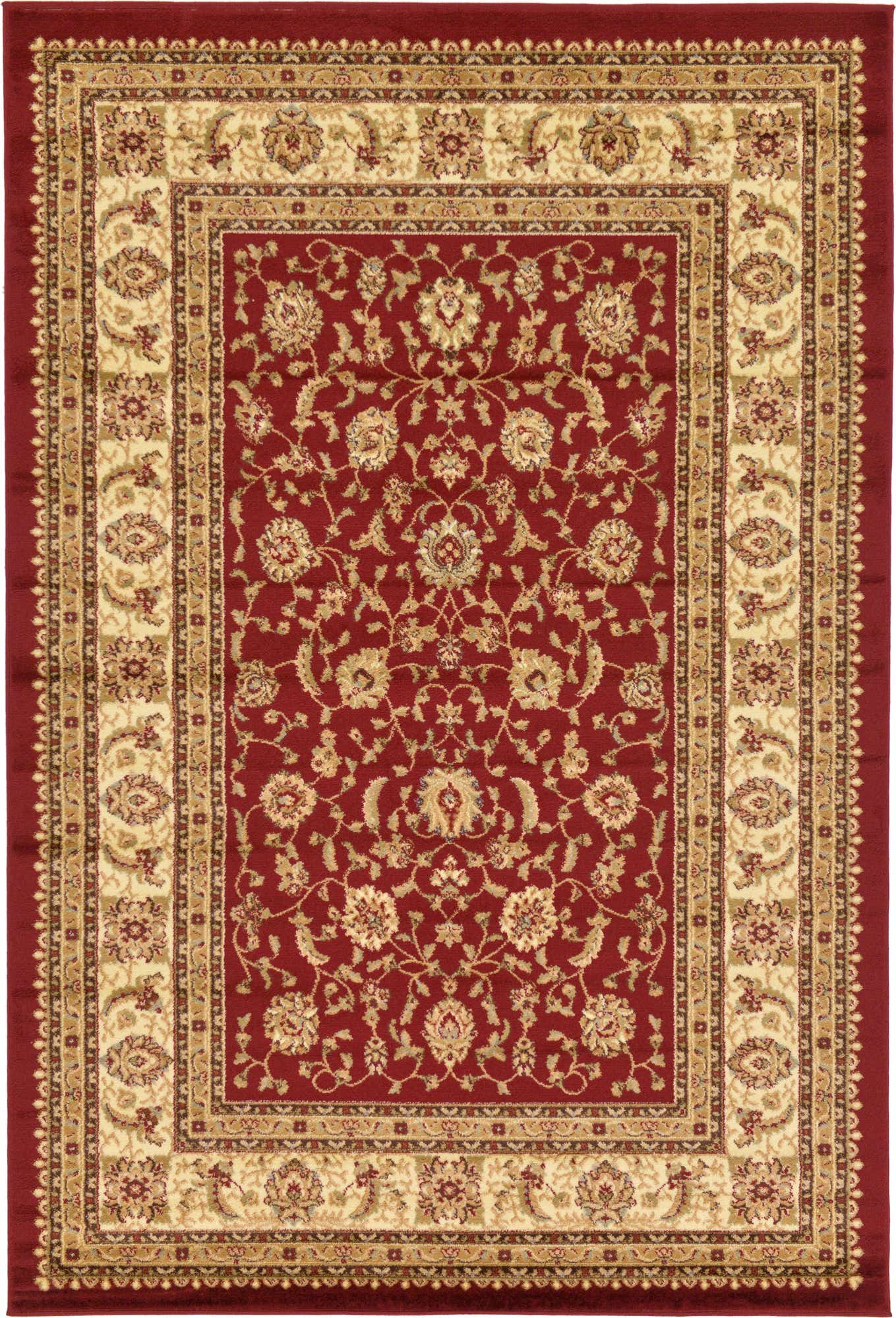 Red 6' 1 x 9' Voyage Rectangle Area Rug