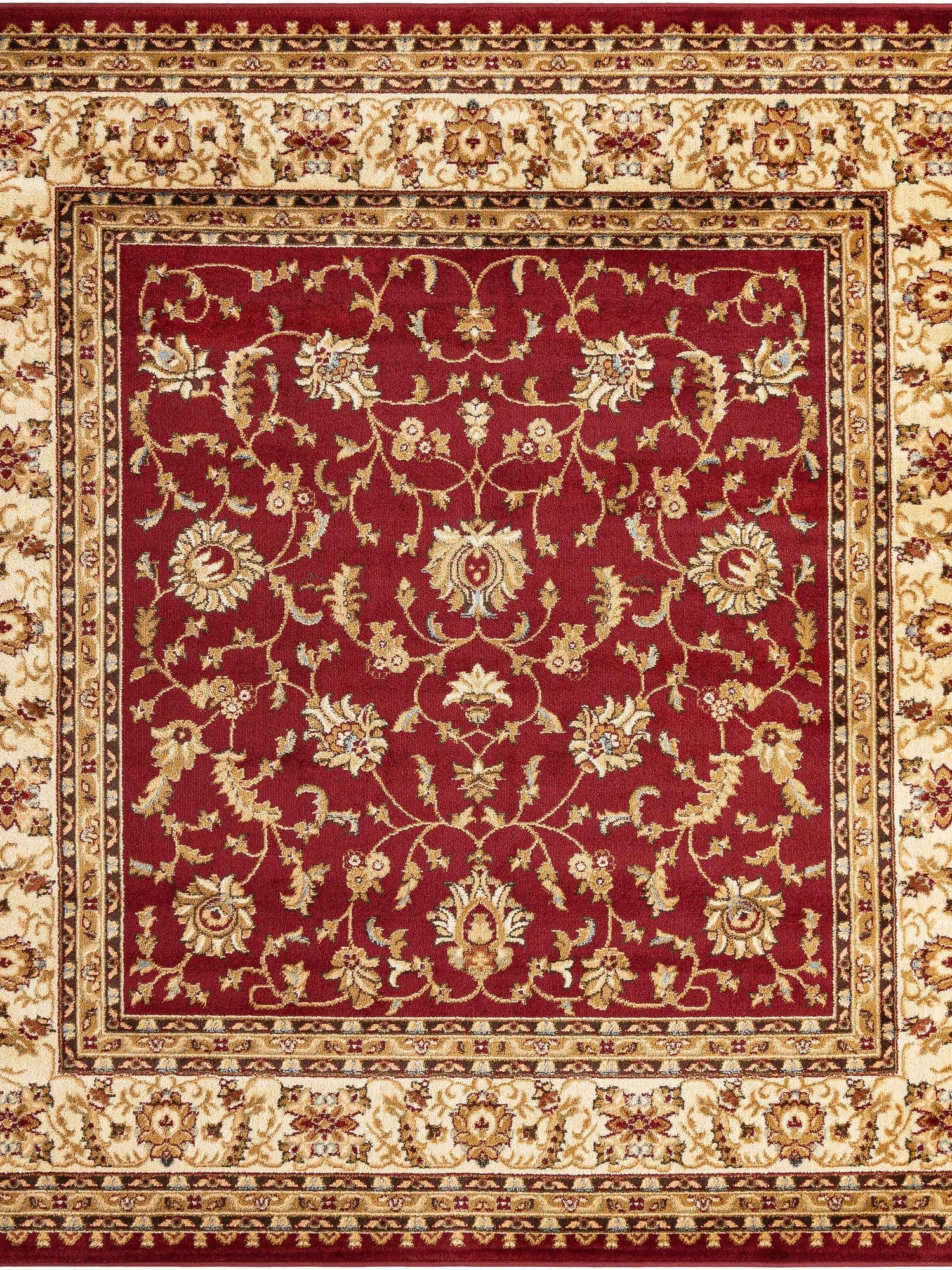 Red 7' 10 x 7' 10 Voyage Square Area Rug