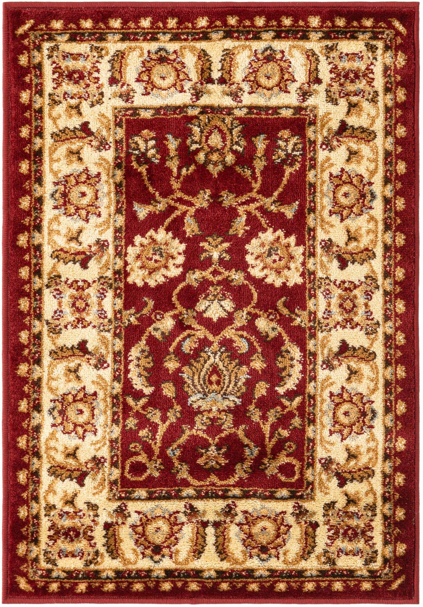 Red 2' x 3' 1 Voyage Rectangle Area Rug