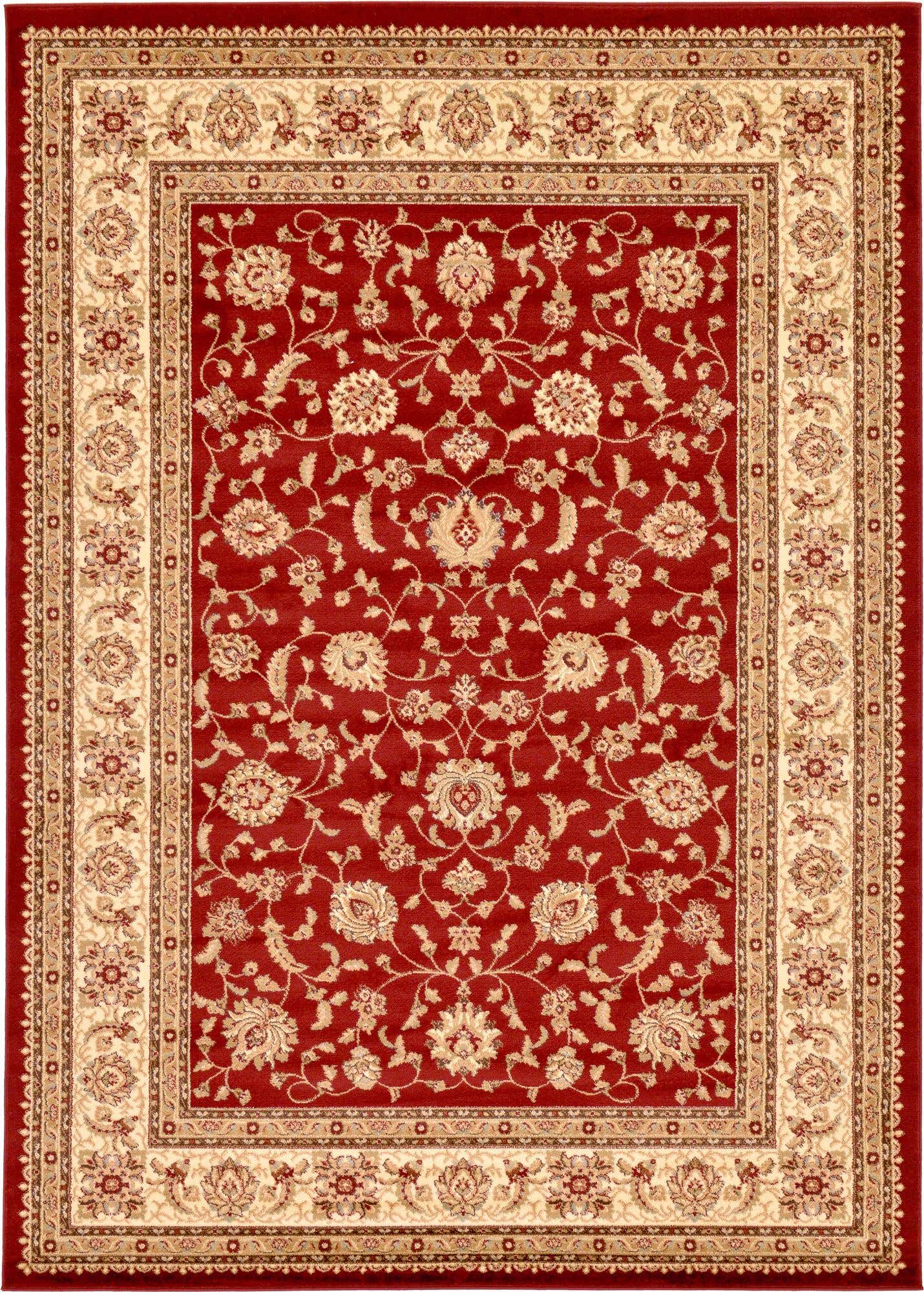 Red 7' 10 x 11' Voyage Rectangle Area Rug