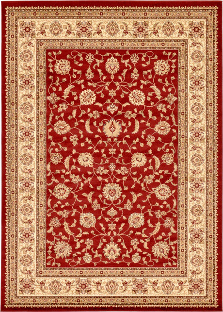 Red 7' 10 x 11' Voyage Rectangle Area Rug