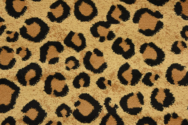 Light Brown 3' 1 x 5' 3 Wildlife Rectangle Area Rug Animal Print Safari Jungle Inspired Carpet for Unique Modern Interior Design for Sale at Rug Engine