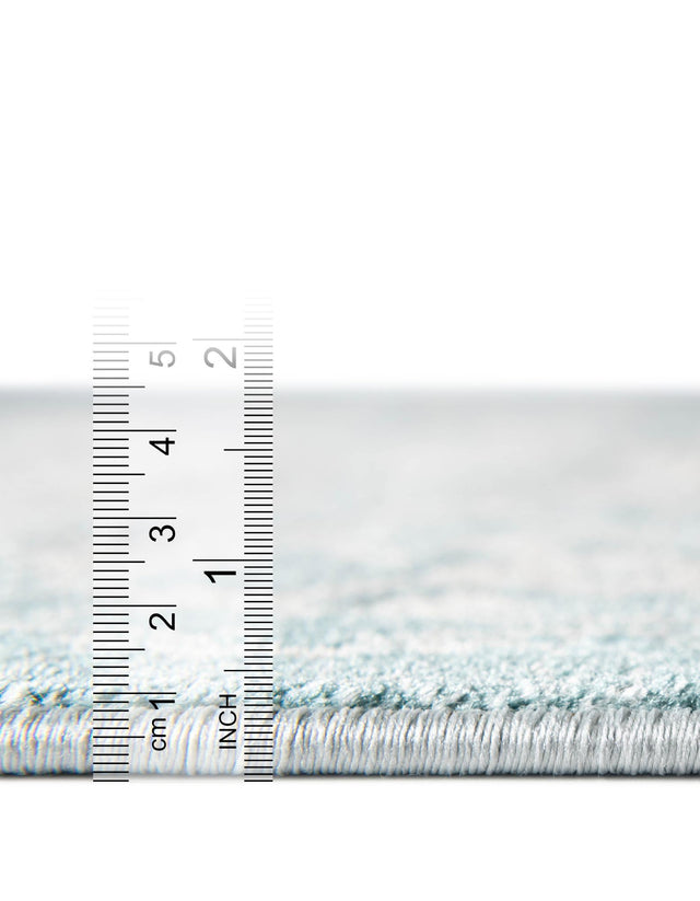 Light Blue 8' x 10' New Classical Rectangle Area Rug 70% Polypropylene & 30% Polyester Traditional Vintage Distressed Carpet for Interior Design Home Decor for Sale at Rug Engine