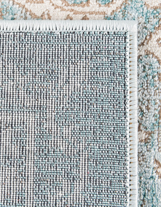 Light Blue 3' 3 x 5' 3 New Classical Rectangle Area Rug 70% Polypropylene & 30% Polyester Traditional Vintage Distressed Carpet for Interior Design Home Decor for Sale at Rug Engine