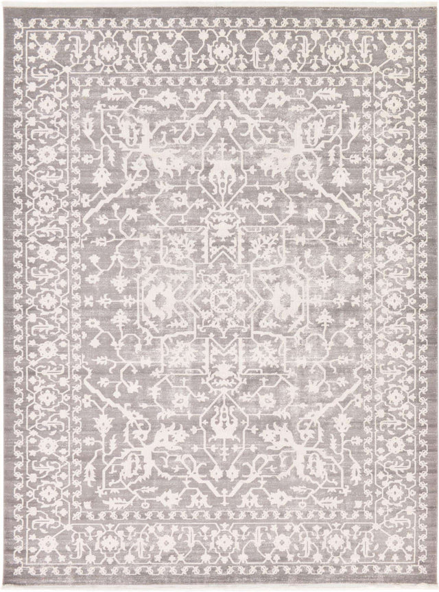 Light Gray 10' x 13' 1 New Classical Rectangle Area Rug 70% Polypropylene & 30% Polyester Traditional Vintage Distressed Carpet for Interior Design Home Decor for Sale at Rug Engine