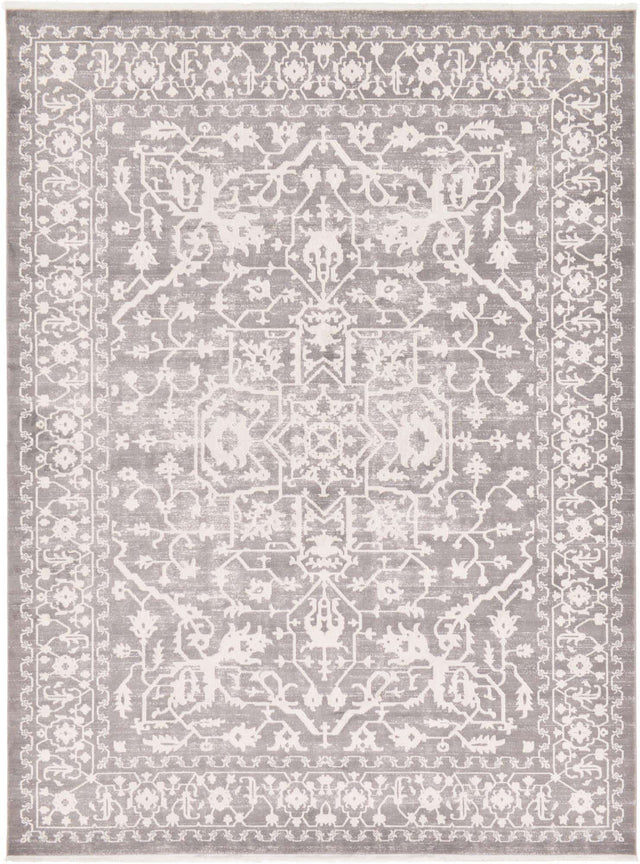 Light Gray 9' x 12' 2 New Classical Rectangle Area Rug 70% Polypropylene & 30% Polyester Traditional Vintage Distressed Carpet for Interior Design Home Decor for Sale at Rug Engine