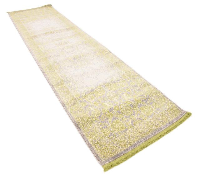 Light Green 2' 7 x 10' New Classical Runner Area Rug 70% Polypropylene & 30% Polyester Traditional Vintage Distressed Carpet for Interior Design Home Decor for Sale at Rug Engine