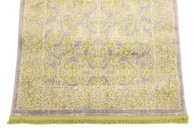 Light Green 2' 7 x 10' New Classical Runner Area Rug 70% Polypropylene & 30% Polyester Traditional Vintage Distressed Carpet for Interior Design Home Decor for Sale at Rug Engine