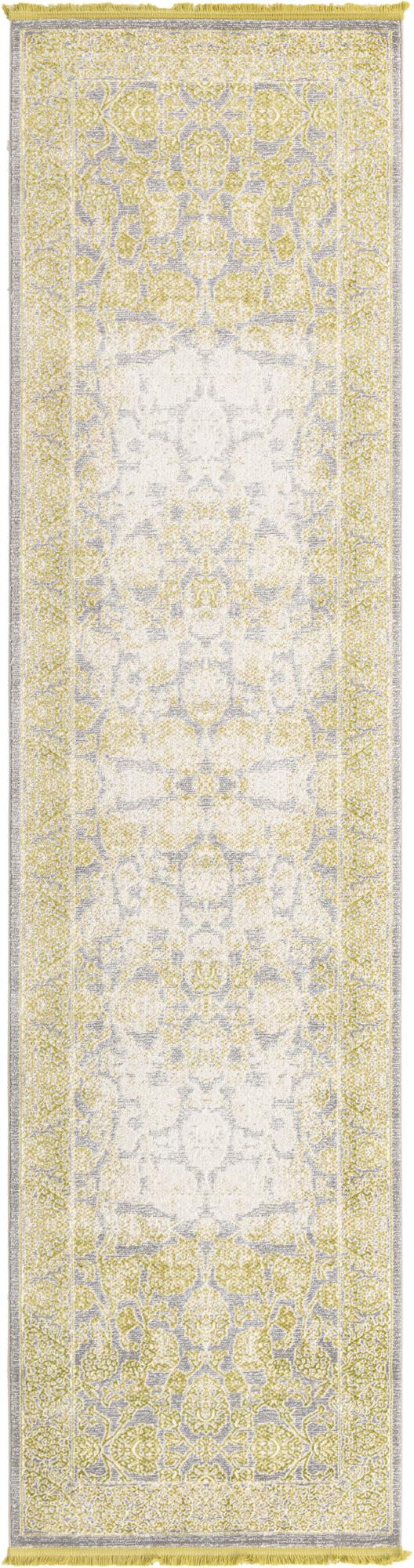 Light Green 2' 7 x 10' New Classical Runner Area Rug 70% Polypropylene & 30% Polyester Traditional Vintage Distressed Carpet for Interior Design Home Decor for Sale at Rug Engine