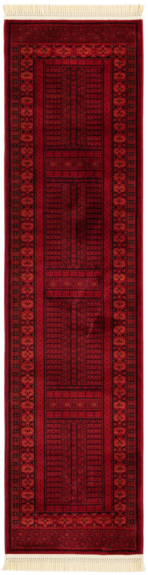 Red 2' 7 x 10' Tekke Runner Area Rug Classic Traditional Vintage Design Carpet for Living Rooms, Dining, Bedrooms, Office Space for Sale at Rug Engine