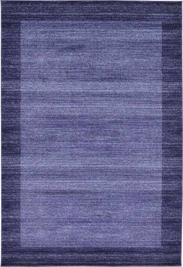 Navy Blue 6' 1 x 9' Del Mar Rectangle Area Rug 100% Polypropylene Easy Clean Stain Resistant Vivid Modern Carpet Mat for Home Decor Interior Designing for Sale at Rug Engine