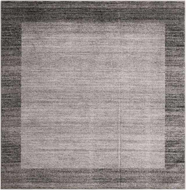 Light Gray 7' 10 x 7' 10 Del Mar Square Area Rug 100% Polypropylene Easy Clean Stain Resistant Vivid Modern Carpet Mat for Home Decor Interior Designing for Sale at Rug Engine