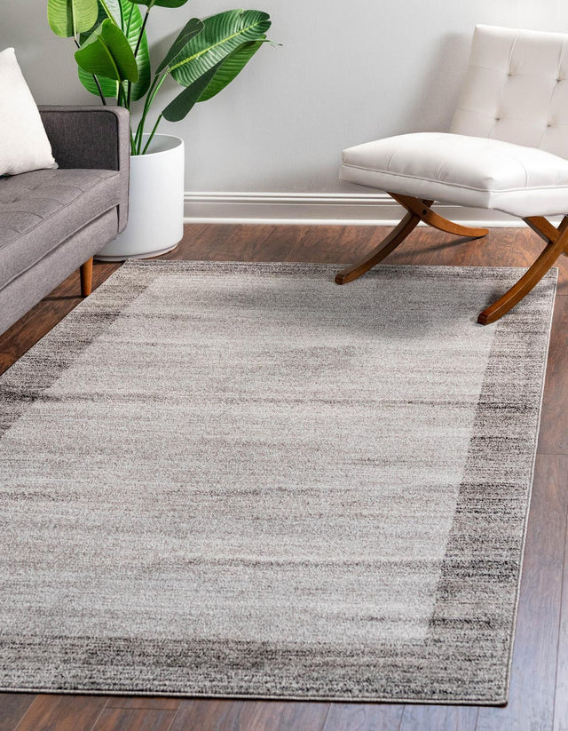 Light Gray 5' 3 x 8' Del Mar Rectangle Area Rug 100% Polypropylene Easy Clean Stain Resistant Vivid Modern Carpet Mat for Home Decor Interior Designing for Sale at Rug Engine