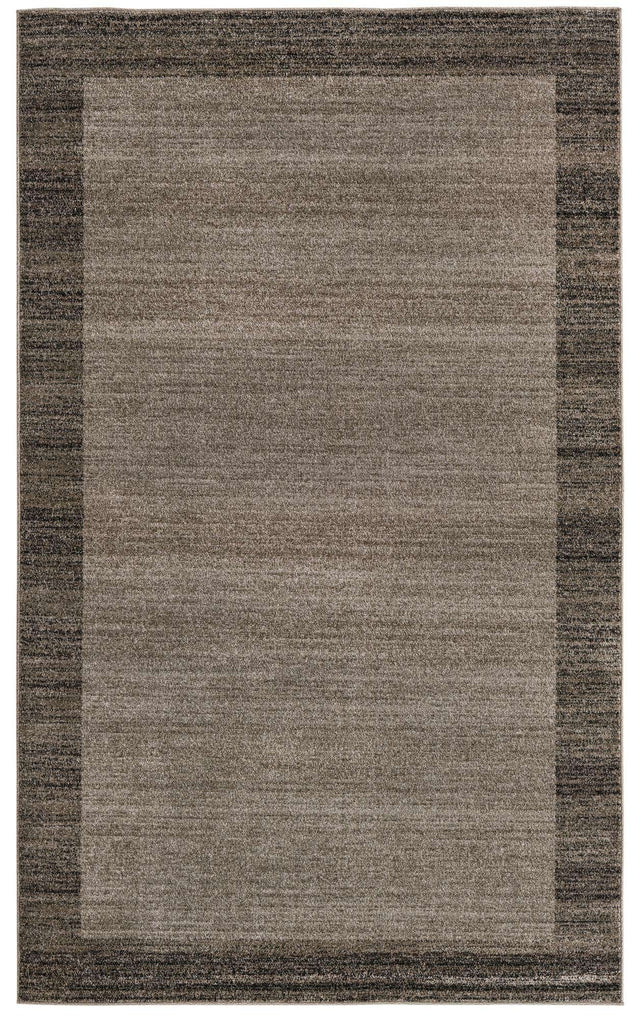 Light Gray 5' 3 x 8' Del Mar Rectangle Area Rug 100% Polypropylene Easy Clean Stain Resistant Vivid Modern Carpet Mat for Home Decor Interior Designing for Sale at Rug Engine