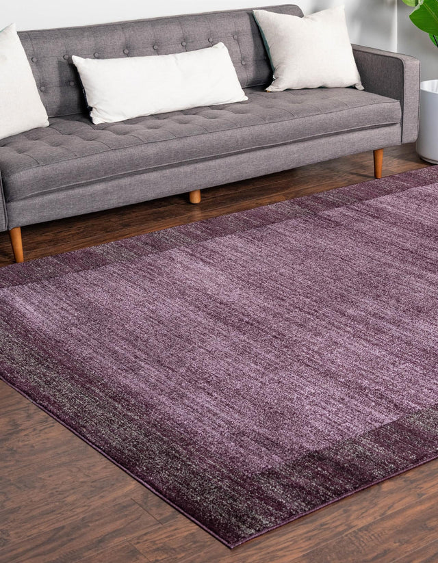 Violet 5' 3 x 8' Del Mar Rectangle Area Rug 100% Polypropylene Easy Clean Stain Resistant Vivid Modern Carpet Mat for Home Decor Interior Designing for Sale at Rug Engine