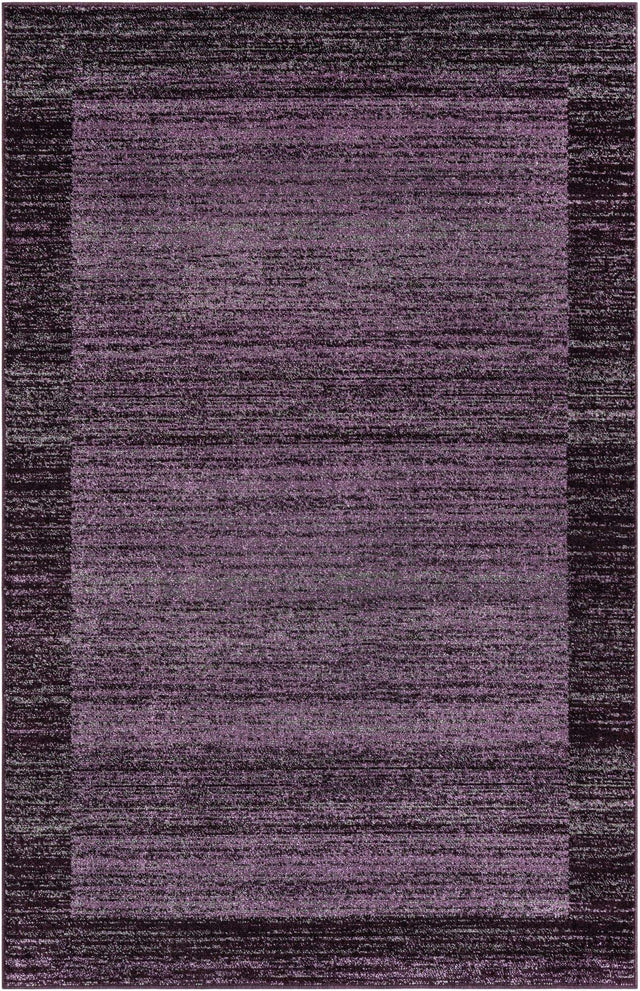 Violet 5' 3 x 8' Del Mar Rectangle Area Rug 100% Polypropylene Easy Clean Stain Resistant Vivid Modern Carpet Mat for Home Decor Interior Designing for Sale at Rug Engine