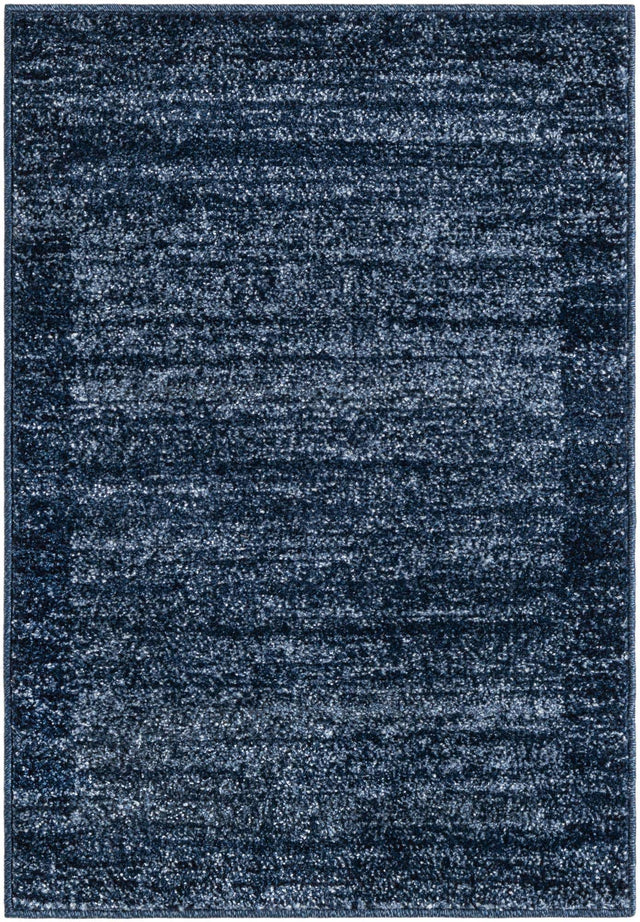 Navy Blue 2' x 3' 1 Del Mar Rectangle Area Rug 100% Polypropylene Easy Clean Stain Resistant Vivid Modern Carpet Mat for Home Decor Interior Designing for Sale at Rug Engine