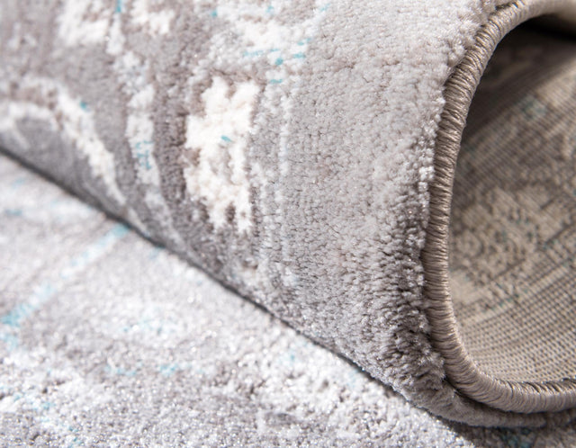 Light Gray 4' 1 x 6' 1 New Classical Rectangle Area Rug 70% Polypropylene & 30% Polyester Traditional Vintage Distressed Carpet for Interior Design Home Decor for Sale at Rug Engine