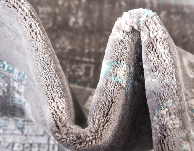 Light Gray 4' 1 x 6' 1 New Classical Rectangle Area Rug 70% Polypropylene & 30% Polyester Traditional Vintage Distressed Carpet for Interior Design Home Decor for Sale at Rug Engine