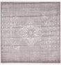 Light Gray 8' x 8' New Classical Square Rug