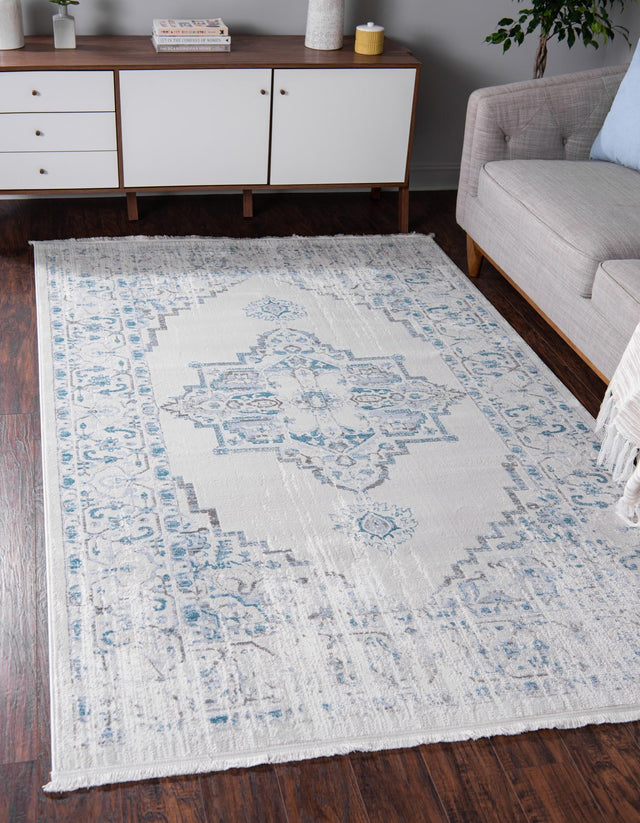 Beige 7' 1 x 10' New Classical Rectangle Area Rug 70% Polypropylene & 30% Polyester Traditional Vintage Distressed Carpet for Interior Design Home Decor for Sale at Rug Engine