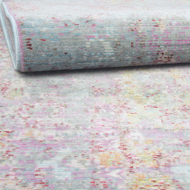 Blue 5' 1 x 8' Austin Rectangle Area Rug 100% Polyester Durable Cotton Backing Living Dining Room Bedroom Office Vintage Decor Carpet for Sale at Rug Engine