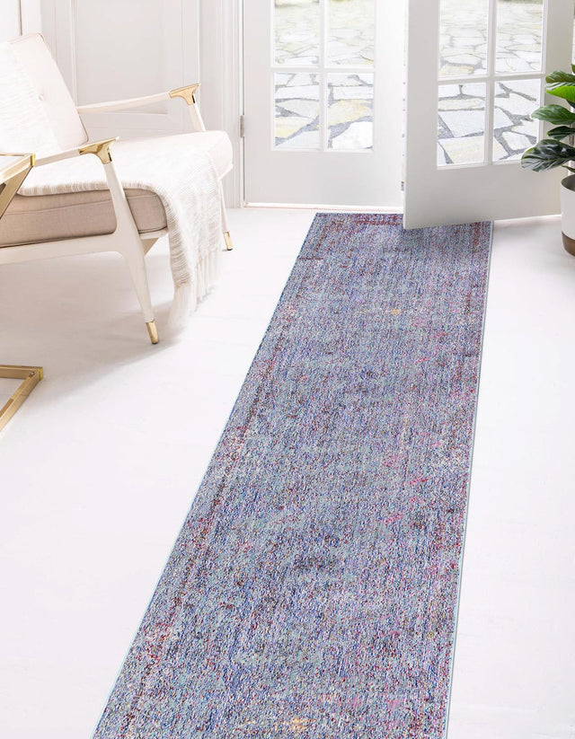 Violet 2' 7 x 9' 10 Austin Runner Area Rug 100% Polyester Durable Cotton Backing Living Dining Room Bedroom Office Vintage Decor Carpet for Sale at Rug Engine