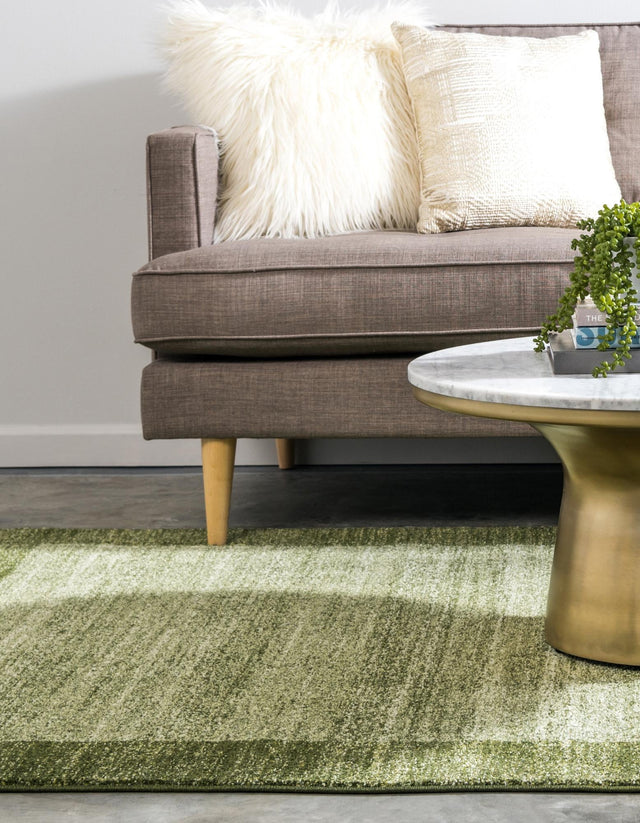 Light Green 4' 1 x 6' 1 Del Mar Rectangle Area Rug 100% Polypropylene Easy Clean Stain Resistant Vivid Modern Carpet Mat for Home Decor Interior Designing for Sale at Rug Engine