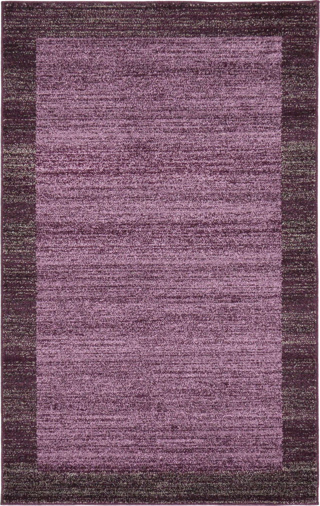 Violet 3' 1 x 5' 3 Del Mar Rectangle Area Rug 100% Polypropylene Easy Clean Stain Resistant Vivid Modern Carpet Mat for Home Decor Interior Designing for Sale at Rug Engine