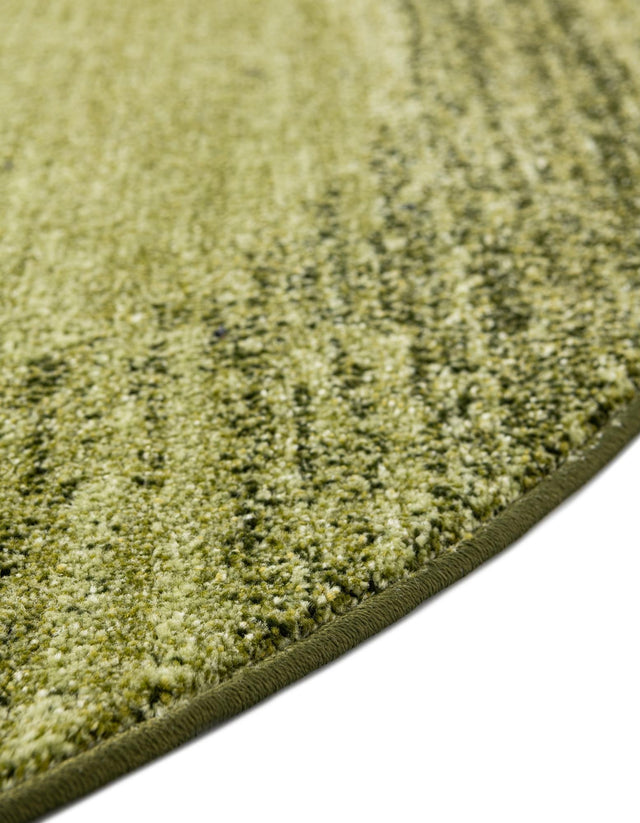Light Green 6' 1 x 6' 1 Del Mar Round Area Rug 100% Polypropylene Easy Clean Stain Resistant Vivid Modern Carpet Mat for Home Decor Interior Designing for Sale at Rug Engine