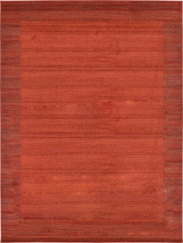 Terracotta 9' x 12' Del Mar Rectangle Area Rug 100% Polypropylene Easy Clean Stain Resistant Vivid Modern Carpet Mat for Home Decor Interior Designing for Sale at Rug Engine