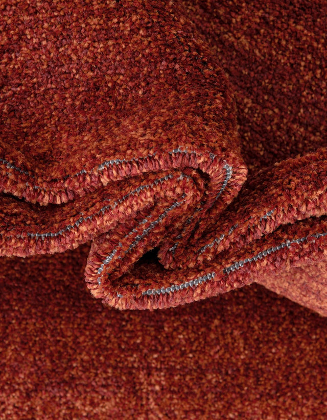 Terracotta 6' 1 x 6' 1 Del Mar Round Area Rug 100% Polypropylene Easy Clean Stain Resistant Vivid Modern Carpet Mat for Home Decor Interior Designing for Sale at Rug Engine