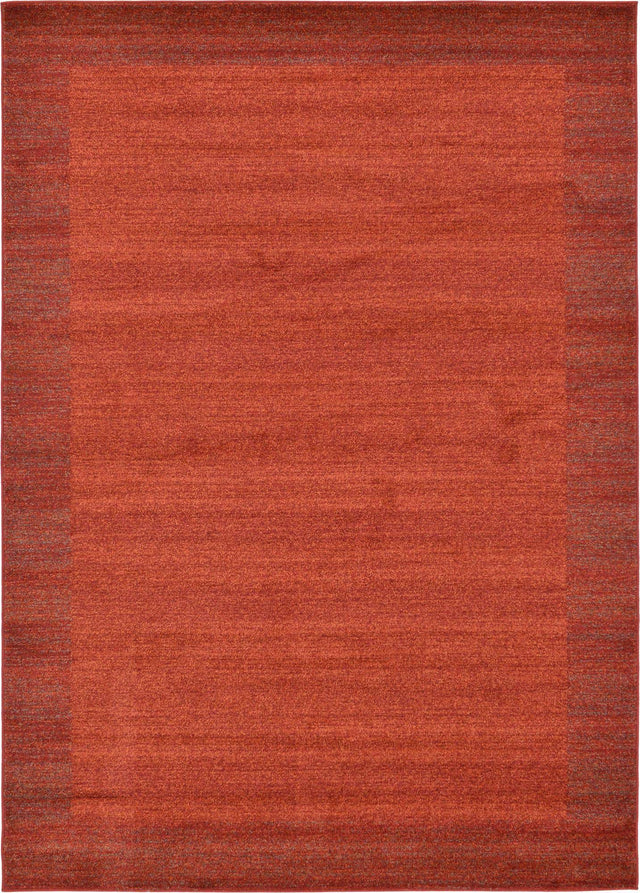 Terracotta 7' 10 x 11' Del Mar Rectangle Area Rug 100% Polypropylene Easy Clean Stain Resistant Vivid Modern Carpet Mat for Home Decor Interior Designing for Sale at Rug Engine