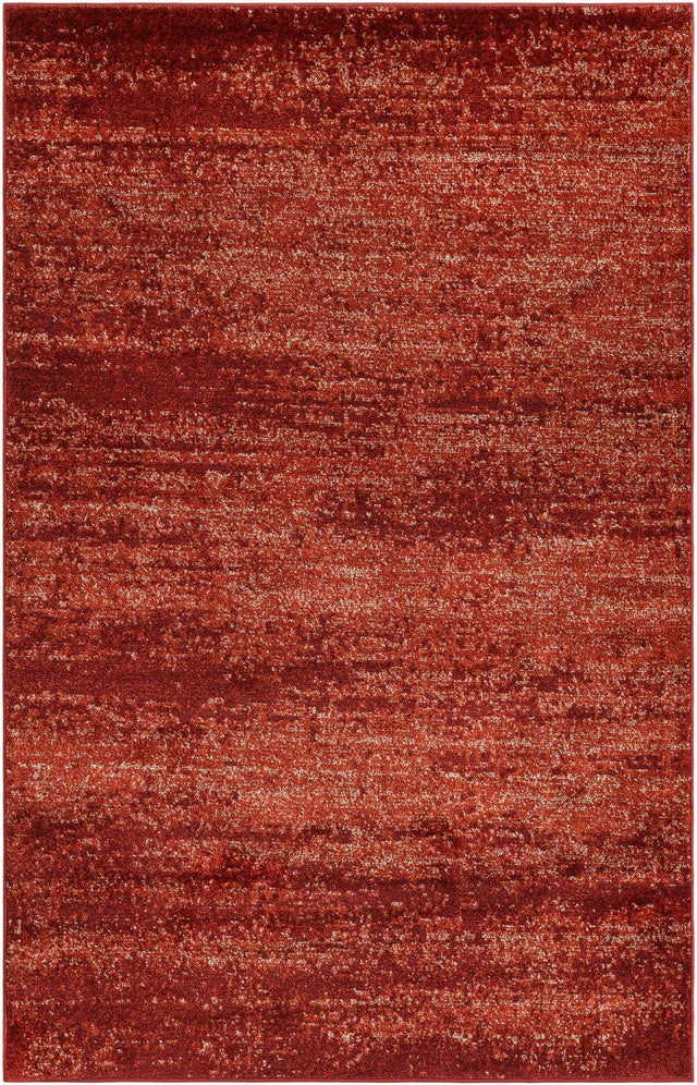 Terracotta 5' 3 x 8' Del Mar Rectangle Area Rug 100% Polypropylene Easy Clean Stain Resistant Vivid Modern Carpet Mat for Home Decor Interior Designing for Sale at Rug Engine