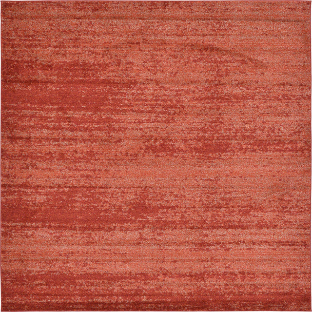 Terracotta 7' 10 x 7' 10 Del Mar Square Area Rug 100% Polypropylene Easy Clean Stain Resistant Vivid Modern Carpet Mat for Home Decor Interior Designing for Sale at Rug Engine