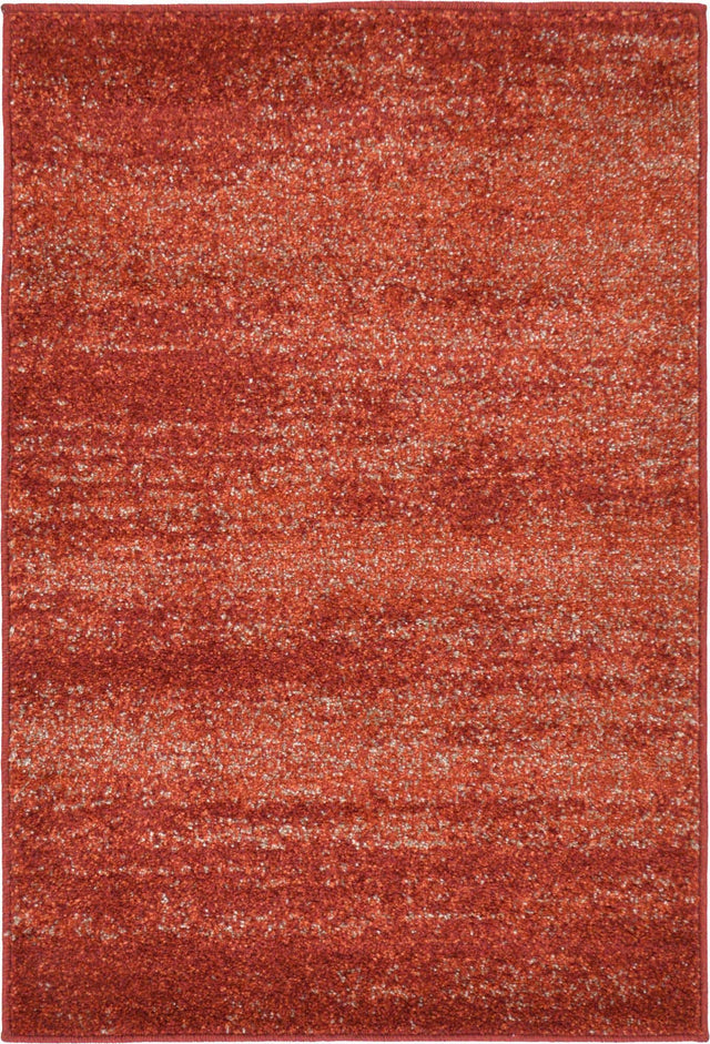 Terracotta 2' x 3' 1 Del Mar Rectangle Area Rug 100% Polypropylene Easy Clean Stain Resistant Vivid Modern Carpet Mat for Home Decor Interior Designing for Sale at Rug Engine