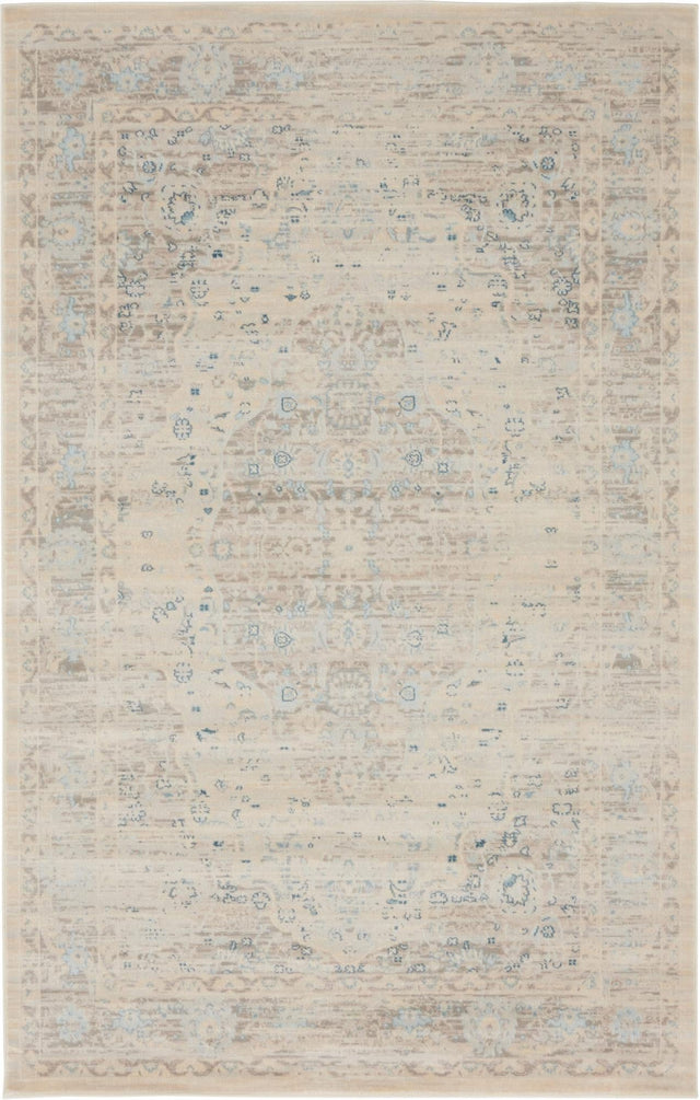 Dark Gray 4' 1 x 6' 1 Paris Rectangle Area Rug