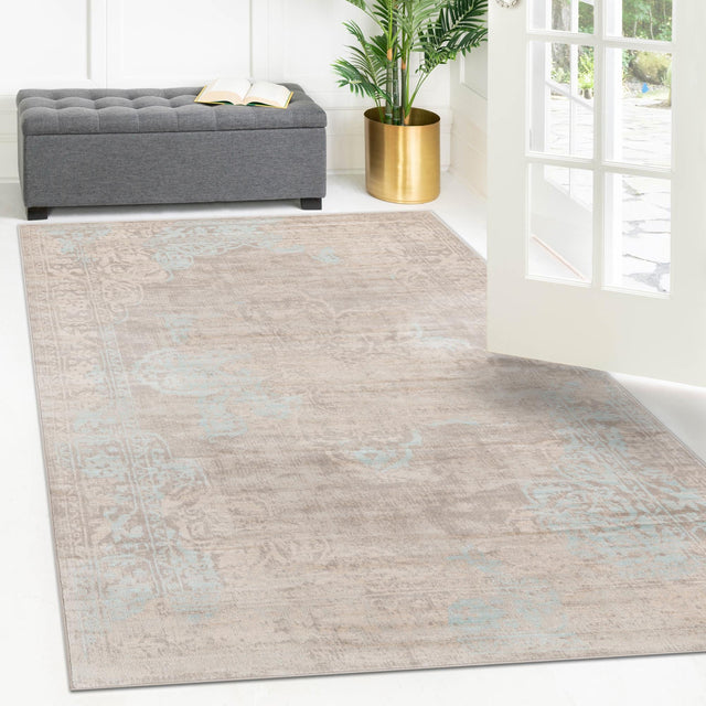 Dark Gray 4' 1 x 6' 1 Paris Rectangle Area Rug