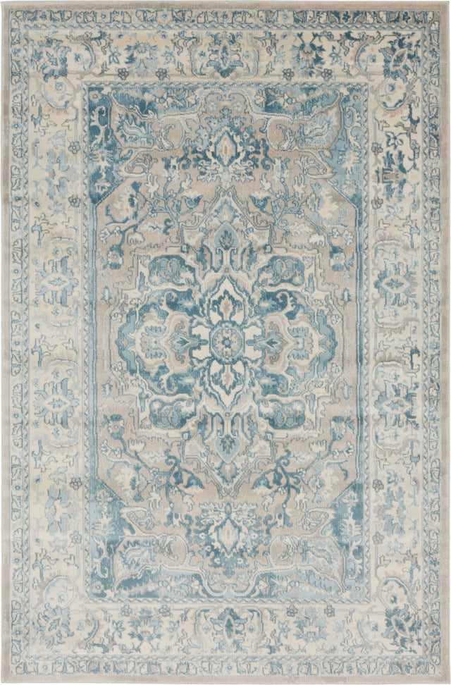 Dark Gray 4' 1 x 6' 1 Paris Rectangle Area Rug