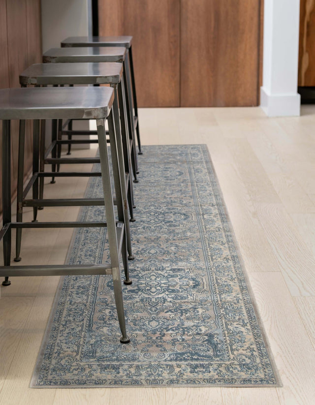 Dark Gray 2' 7 x 10' Paris Runner Area Rug