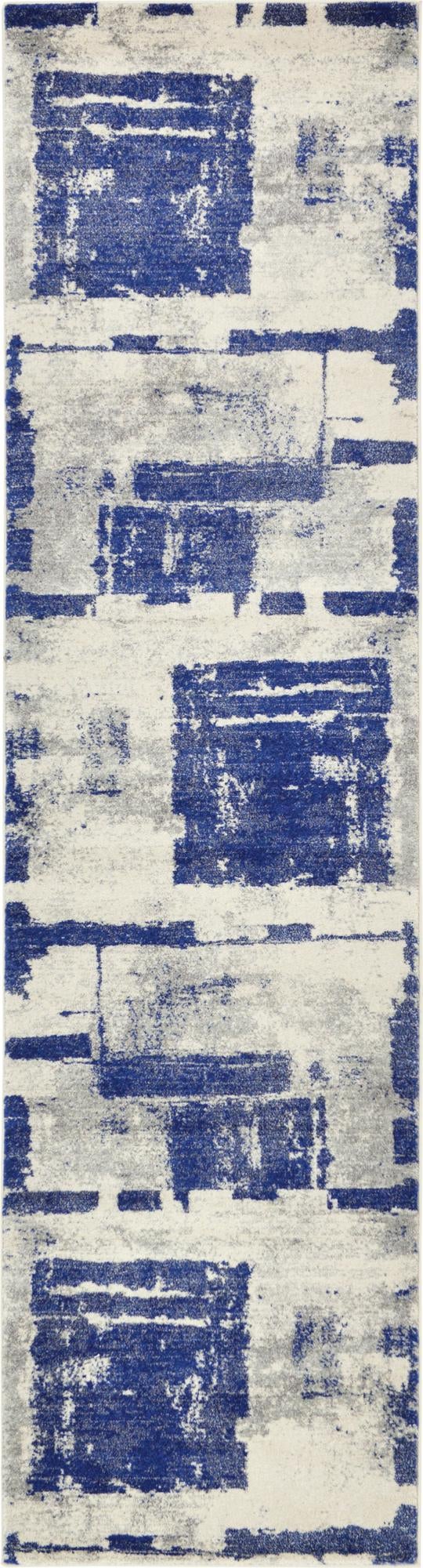 Navy Blue 2' 7 x 10' Tradition Runner Area Rug Traditional Classic Vintage Design Carpet for Living Room, Bedrooms, Dining, Office Space for Sale at Rug Engine