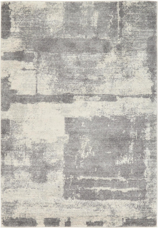 Gray 4' 1 x 6' 1 Tradition Rectangle Area Rug Traditional Classic Vintage Design Carpet for Living Room, Bedrooms, Dining, Office Space for Sale at Rug Engine