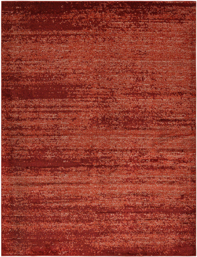 Terracotta 10' x 13' 1 Del Mar Rectangle Area Rug 100% Polypropylene Easy Clean Stain Resistant Vivid Modern Carpet Mat for Home Decor Interior Designing for Sale at Rug Engine